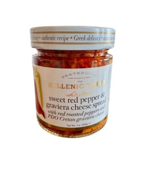 Sweet Red Pepper and Graviera Cheese Spread