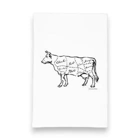 Butchers Cut Tea Towel